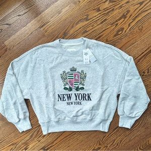 NWT A&F crop sweatshirt